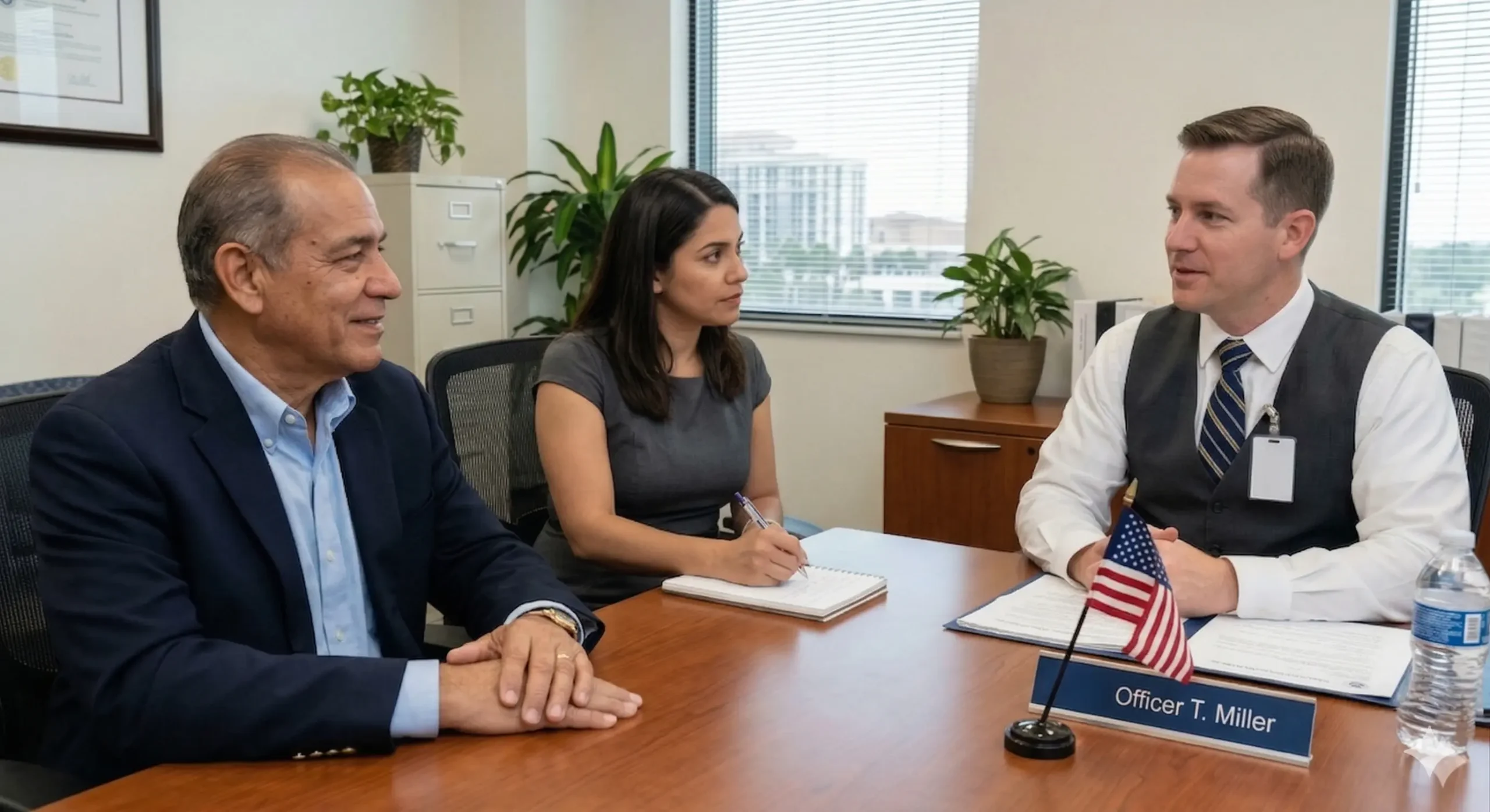 asistencia en cita de uscis